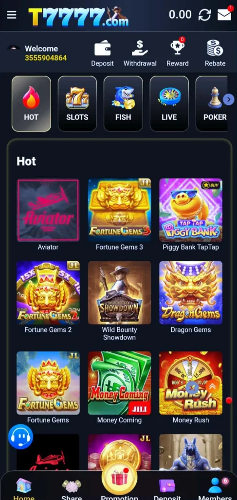 T7777 Game